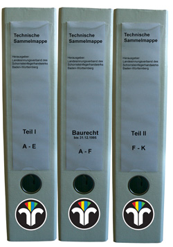 Technische Sammelmappe des Schornsteinfegerhandwerks in Baden-Württemberg