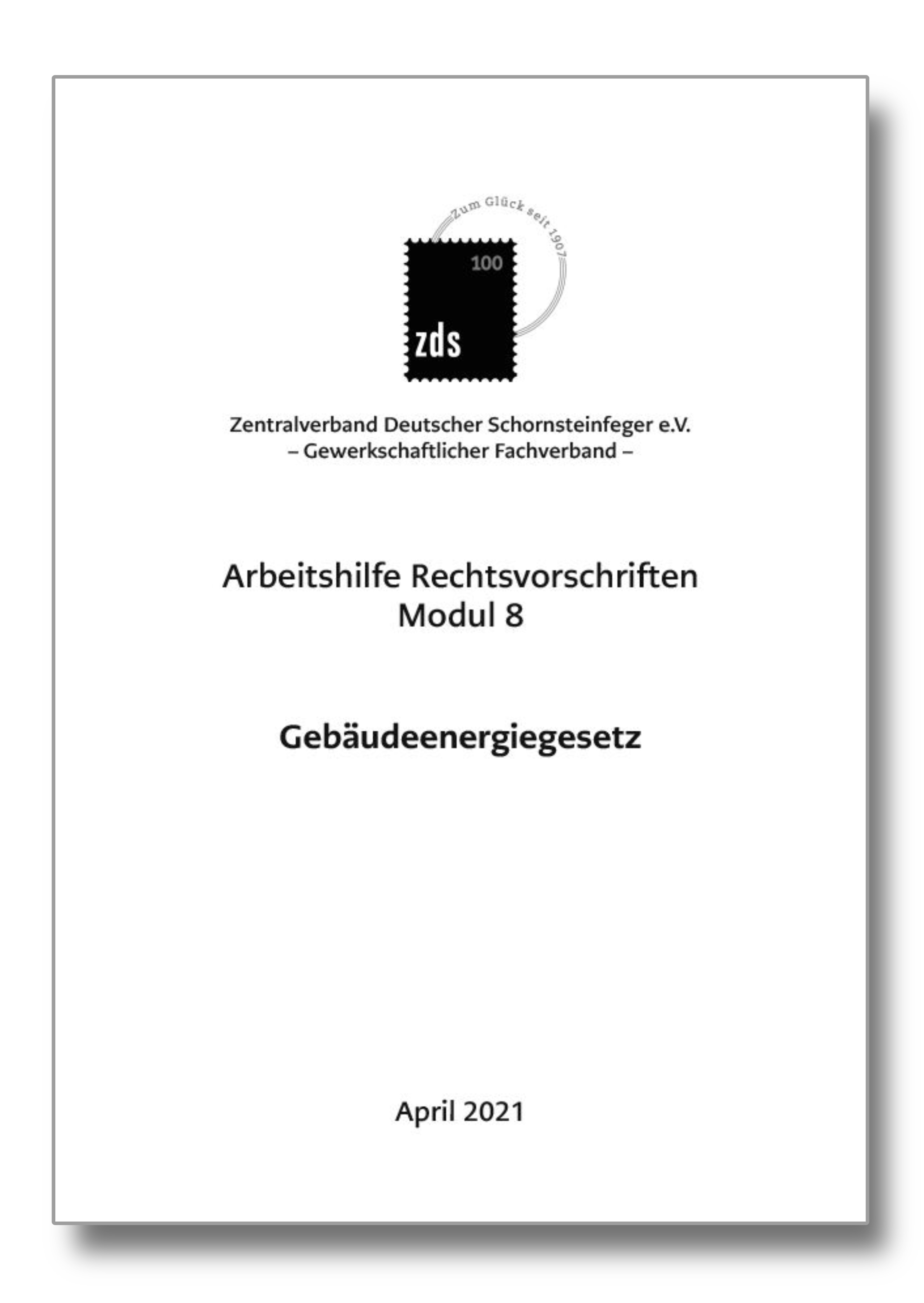 ZDS AH RV Modul 8 – Gebäudeenergiegesetz – Arbeitskarte