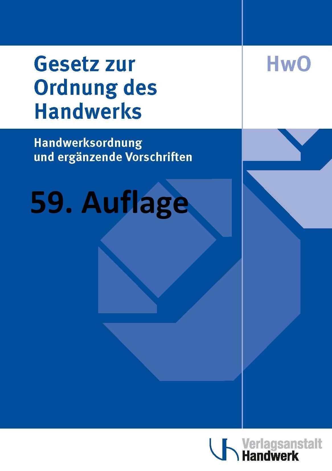 Gesetz zur Ordnung des Handwerks (Handwerksordnung)