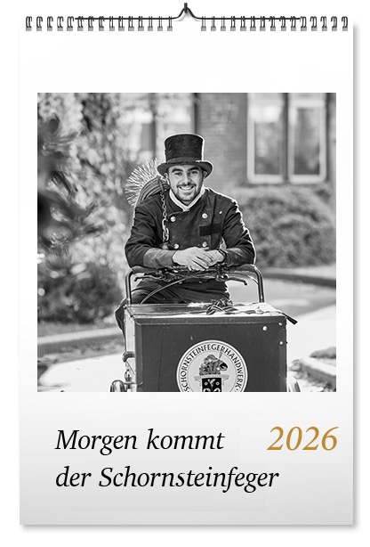 Kalender "Morgen kommt der Schornsteinfeger" 2026