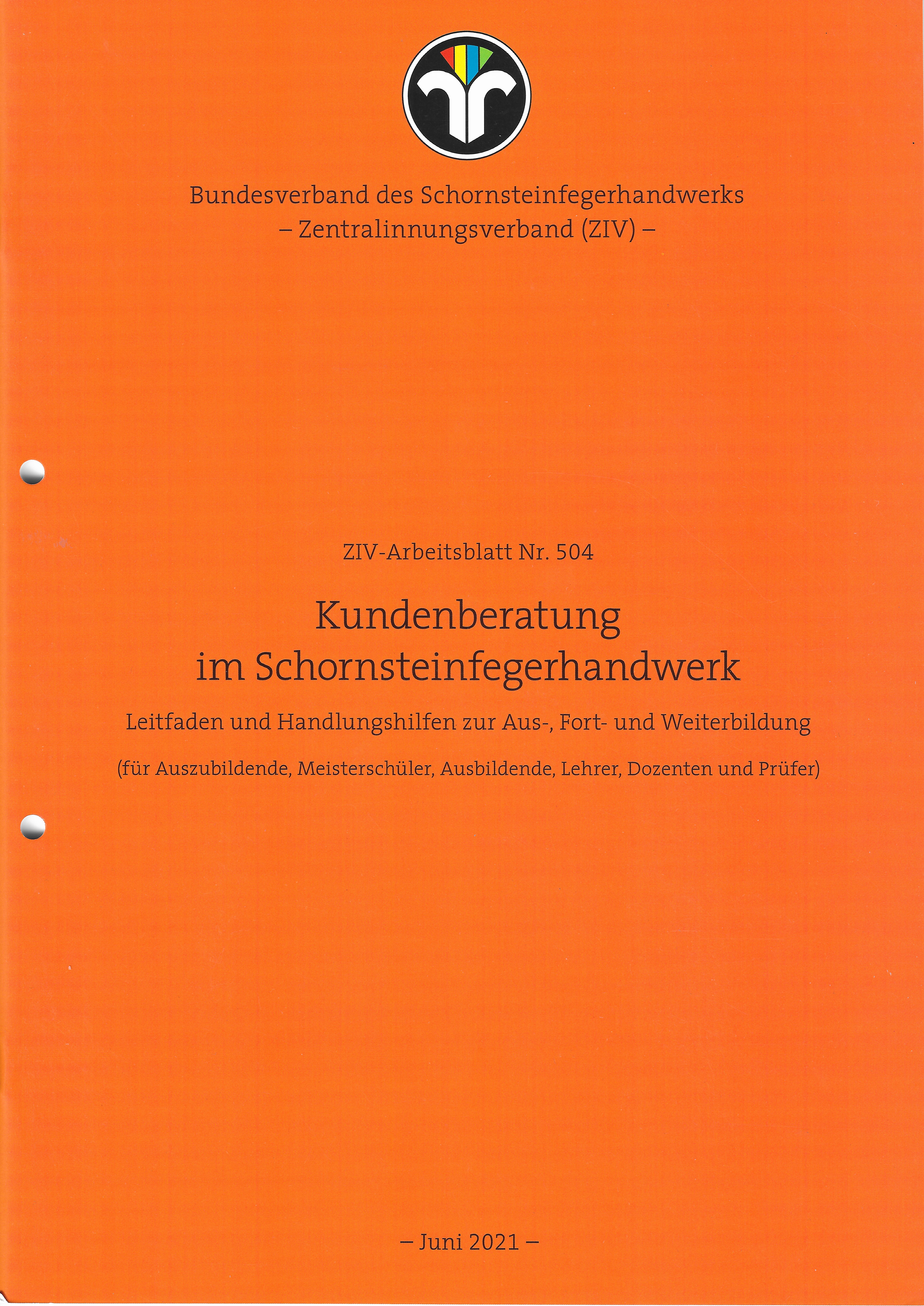 ZIV AB 504 - Kundenberatung im Schornsteinfegerhandwerk