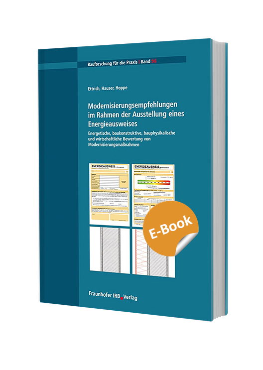 Modernisierungsempfehlung im Rahmen der Ausstellung eines Energieausweises E-Book