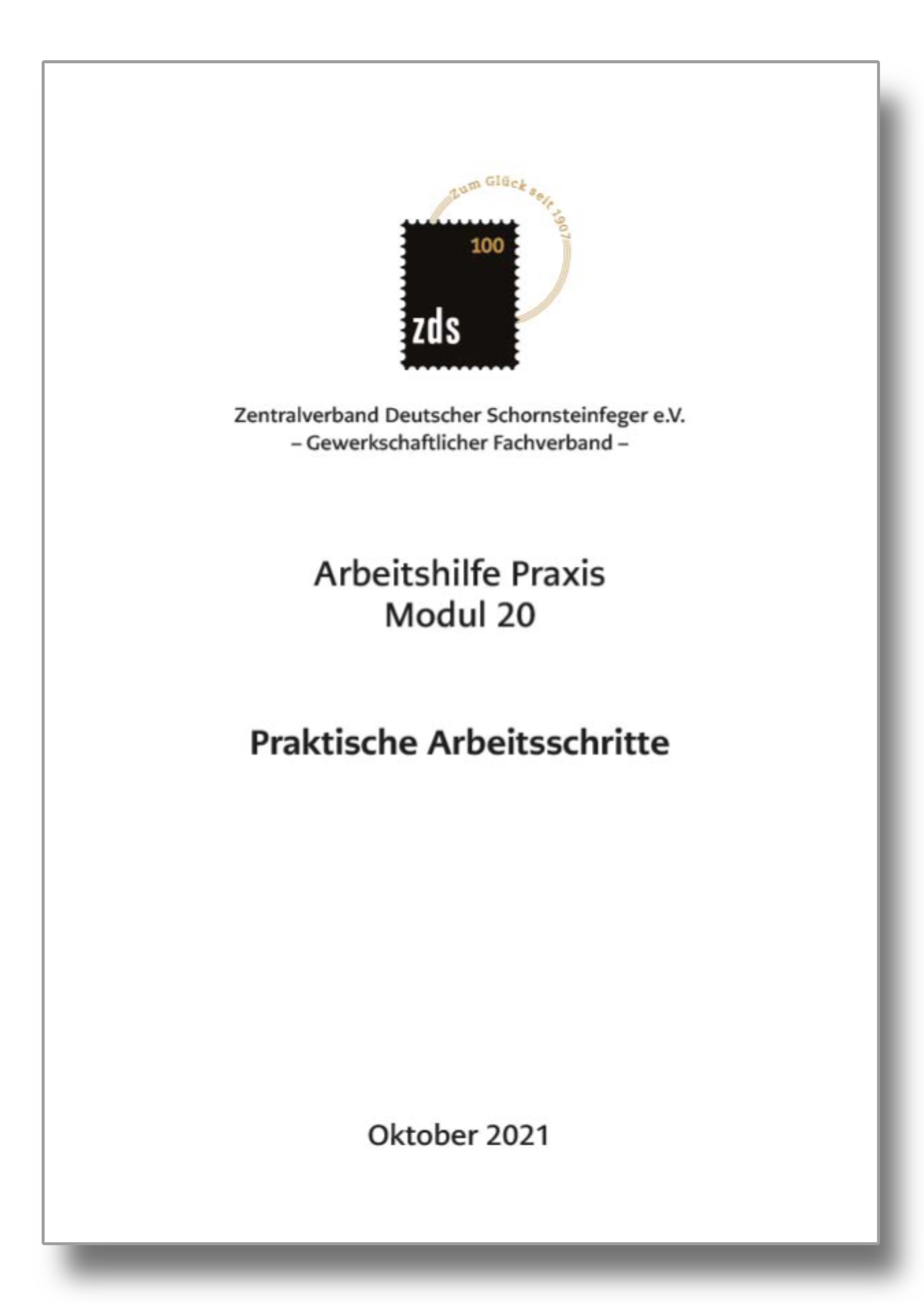 ZDS AH P Modul 20 - Praktische Arbeitsschritte - Arbeitskarte